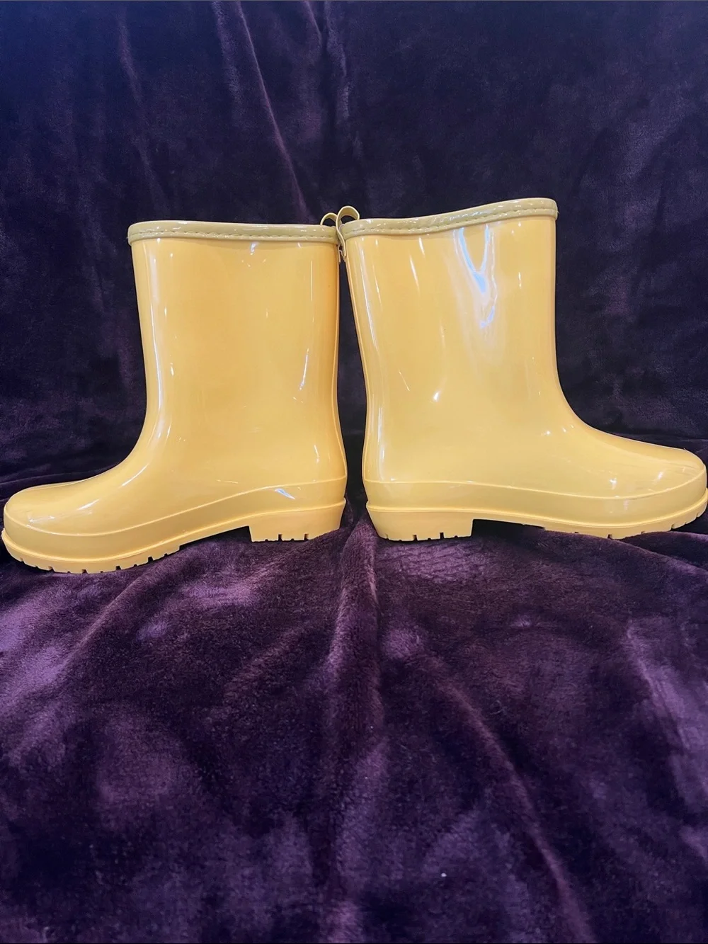 Kids Yellow Waterproof Rain Boots